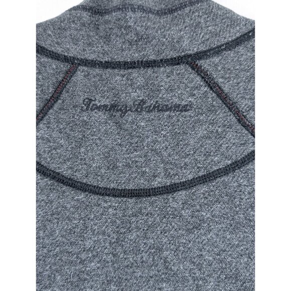 Tommy Bahama Reversible Gray Mens 2XL Half Zip Pullover Sweatshirt Long Sleeve - Picture 12 of 16